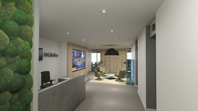 The finished NG Bailey space